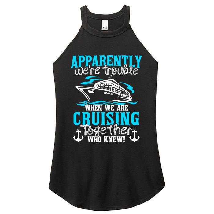 Family Matching Cruise Vacation Cruising Cruise Family Women's Perfect Tri Rocker Tank