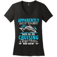 Family Matching Cruise Vacation Cruising Cruise Family Women's V-Neck T-Shirt