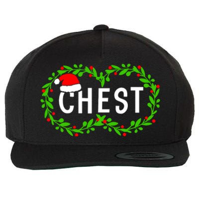 Funny Matching Couple Chestnuts Gift Chest Nuts Christmas Wool Snapback Cap