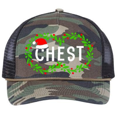 Funny Matching Couple Chestnuts Gift Chest Nuts Christmas Retro Rope Trucker Hat Cap