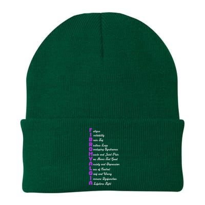 Fibromyalgia Meaning Chronic Pain Fibro Awareness Knit Cap Winter Beanie