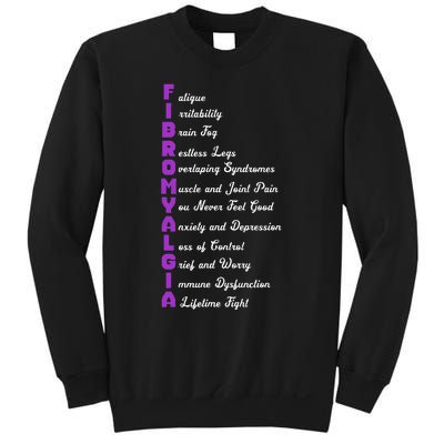 Fibromyalgia Meaning Chronic Pain Fibro Awareness Sweatshirt