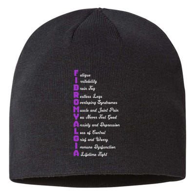 Fibromyalgia Meaning Chronic Pain Fibro Awareness Sustainable Beanie