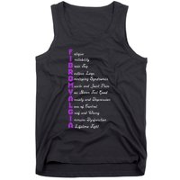 Fibromyalgia Meaning Chronic Pain Fibro Awareness Tank Top