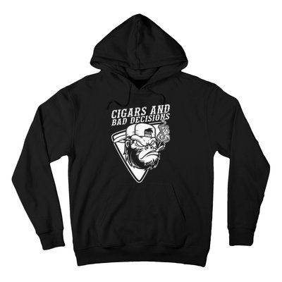 Funny Monkey Cigars And Bad Decisions Hoodie