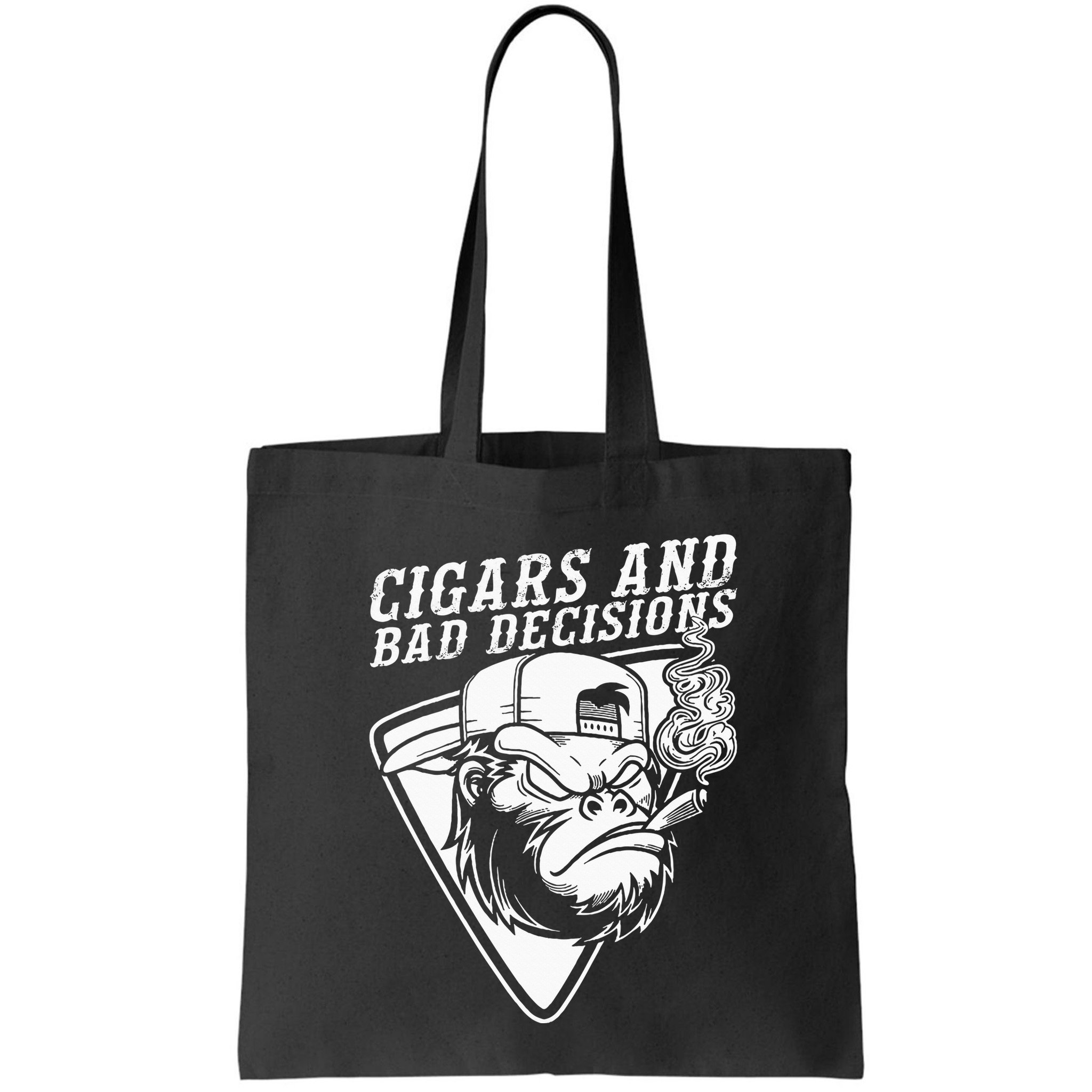 Funny Monkey Cigars And Bad Decisions Bag
