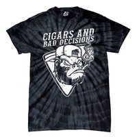 Funny Monkey Cigars And Bad Decisions Tie-Dye T-Shirt