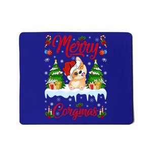 Funny Merry Corgmas Xmas Gift Santa Hat Corgi Christmas Cute Gift Mousepad