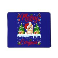 Funny Merry Corgmas Xmas Gift Santa Hat Corgi Christmas Cute Gift Mousepad