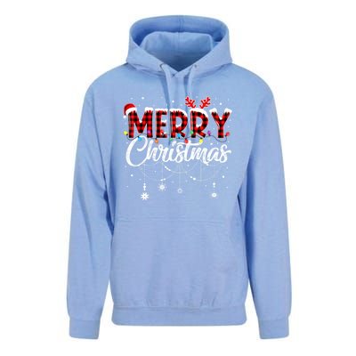 Funny Merry Christmas Lights Xmas Family Unisex Surf Hoodie