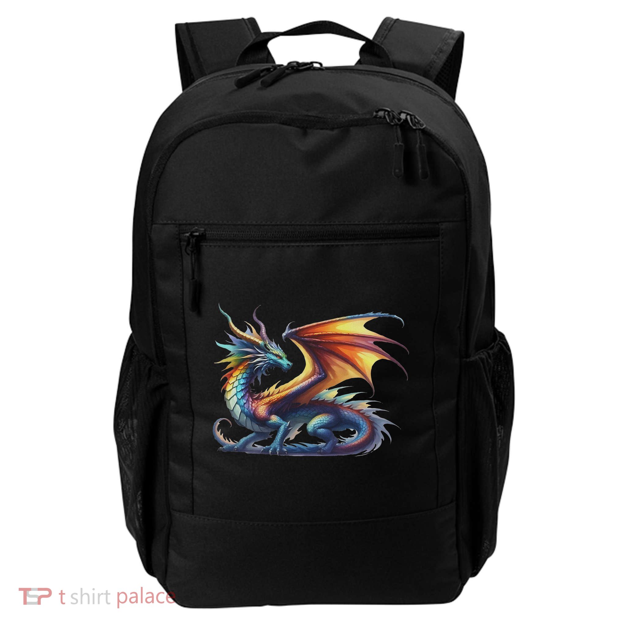 Flying Mythical Creature Cool Dragon Flame Spewing Dragon Daily Commute Backpack