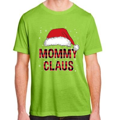 Funny Mommy Claus Red Plaid Christmas Family Pjs Matching Gift Adult ChromaSoft Performance T-Shirt