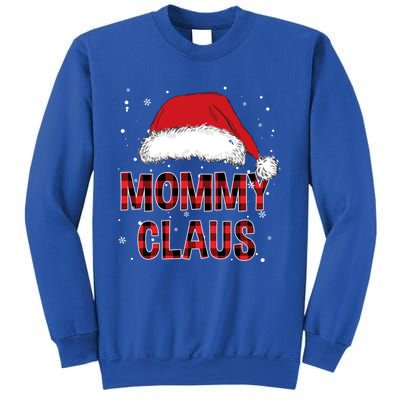 Funny Mommy Claus Red Plaid Christmas Family Pjs Matching Gift Sweatshirt