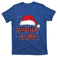 Funny Mommy Claus Red Plaid Christmas Family Pjs Matching Gift T-Shirt