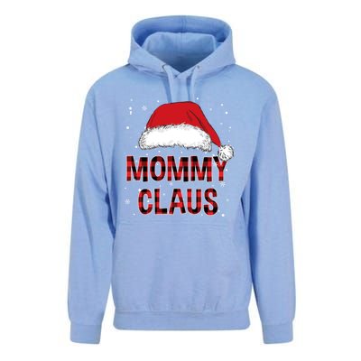 Funny Mommy Claus Red Plaid Christmas Family Pjs Matching Gift Unisex Surf Hoodie