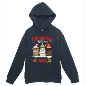 Feline Meowy Catmas Lover Christmas With My Cats Great Gift Urban Pullover Hoodie