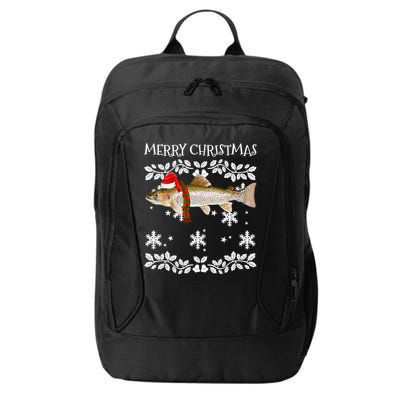 Fish Merry Christmas Ornat Rainbow Trout Ugly Xmas Cute Gift City Backpack