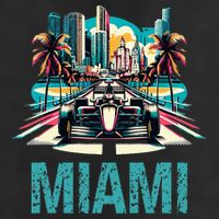 Formula Miami City Racing Circuit Car Map Grand Prix Race Adult Drive Performance Visor