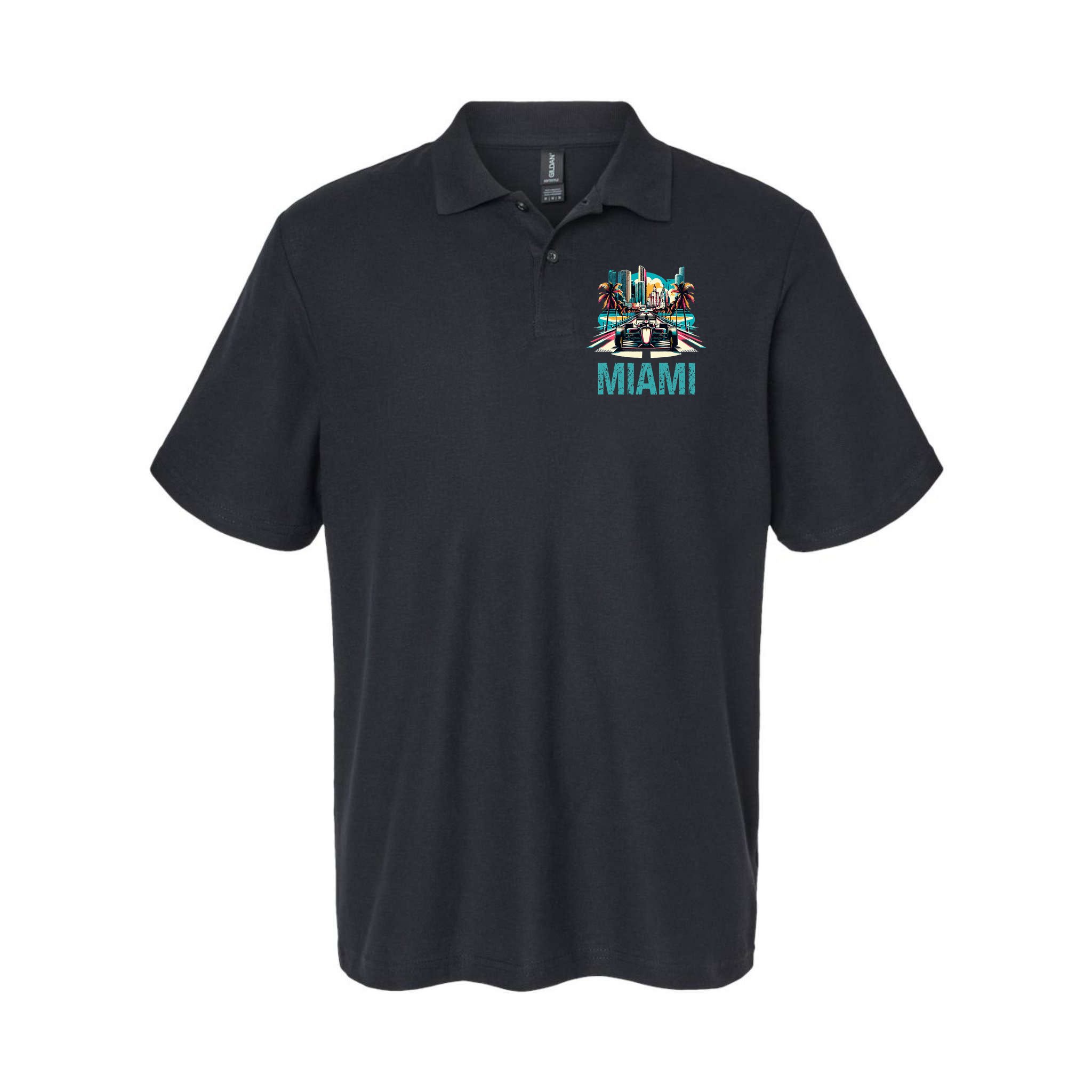 Formula Miami City Racing Circuit Car Map Grand Prix Race Polo