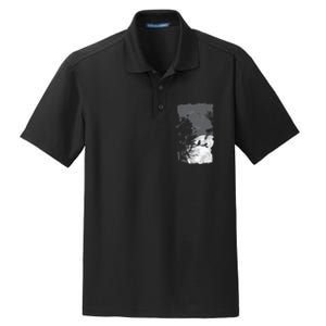 Full Moon Crow Gloomy Forest Costume Awesome Halloween Gift Dry Zone Grid Polo