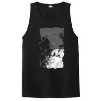 Full Moon Crow Gloomy Forest Costume Awesome Halloween Gift PosiCharge Competitor Tank