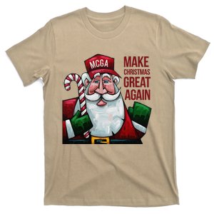 Funny Make Christmas Great Again Santa Trump Election Win T-Shirt