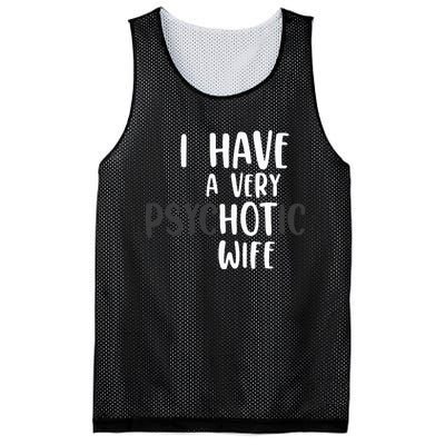 Funny Married Couple I have a very psychotic wife hot wife Mesh Reversible Basketball Jersey Tank