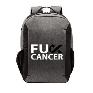 Fuck Melanoma Cancer F U Fu Black Ribbon Cancer Awareness Cool Gift Vector Backpack