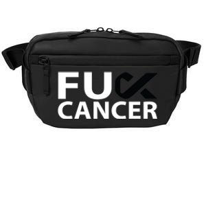 Fuck Melanoma Cancer F U Fu Black Ribbon Cancer Awareness Cool Gift Crossbody Pack