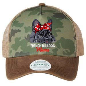 Frenchie Mama Cute French Bulldog Dog Mom Funny Legacy Tie Dye Trucker Hat