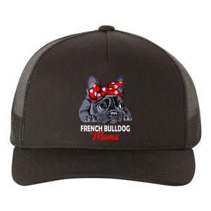 Frenchie Mama Cute French Bulldog Dog Mom Funny Yupoong Adult 5-Panel Trucker Hat