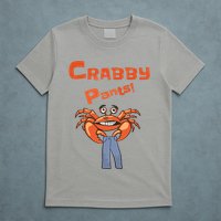 Funny Meme Crabby Pants With Crab T-Shirt