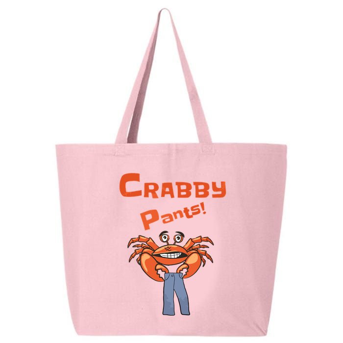 Funny Meme Crabby Pants With Crab 25L Jumbo Tote