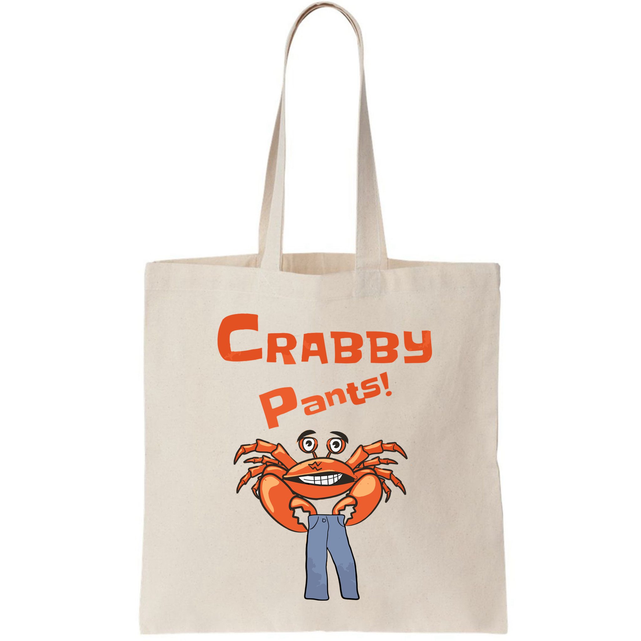 Funny Meme Crabby Pants With Crab Bag