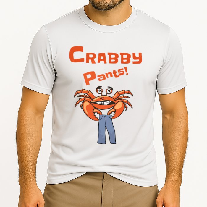 Funny Meme Crabby Pants With Crab Performance Shirt