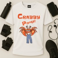 Funny Meme Crabby Pants With Crab Performance Shirt