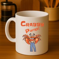 Funny Meme Crabby Pants With Crab Mug