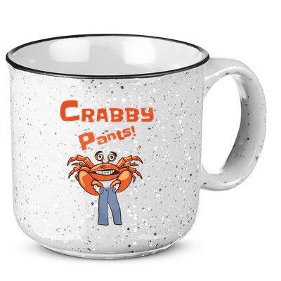 Funny Meme Crabby Pants With Crab 15oz Campfire Ceramic Mug