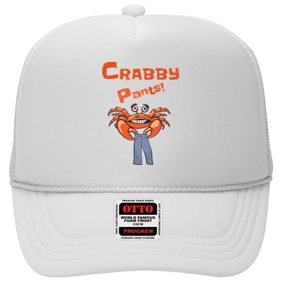 Funny Meme Crabby Pants With Crab Trucker Hat