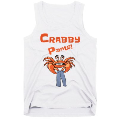 Funny Meme Crabby Pants With Crab Tank Top