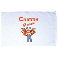 Funny Meme Crabby Pants With Crab Microfiber Hand Towel