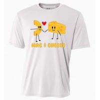 Funny Mac & Cheese Love Food Cute Veggie Gift Cooling Performance Crew T-Shirt