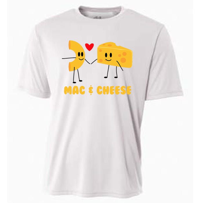 Funny Mac & Cheese Love Food Cute Veggie Gift Cooling Performance Crew T-Shirt