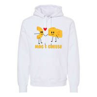 Funny Mac & Cheese Love Food Cute Veggie Gift Premium Hoodie