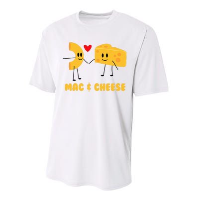 Funny Mac & Cheese Love Food Cute Veggie Gift Performance Sprint T-Shirt