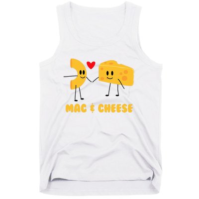 Funny Mac & Cheese Love Food Cute Veggie Gift Tank Top