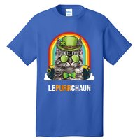 Funny Maine Coon Cat Lepurrchaun St Patricks Day Gift Tall T-Shirt