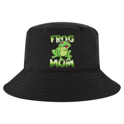 Frog Mom Cute Frog Owner Lover Zookeeper Amphibian Graphic  Cool Comfort Performance Bucket Hat