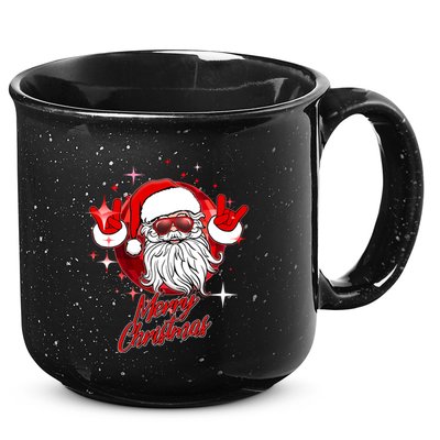 Funny Merry Christmas Disco Santa Claus 15oz Campfire Ceramic Mug
