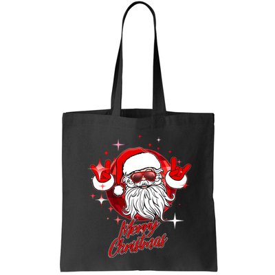 Funny Merry Christmas Disco Santa Claus Bag